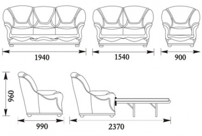 Диваны и кресла «Верона»